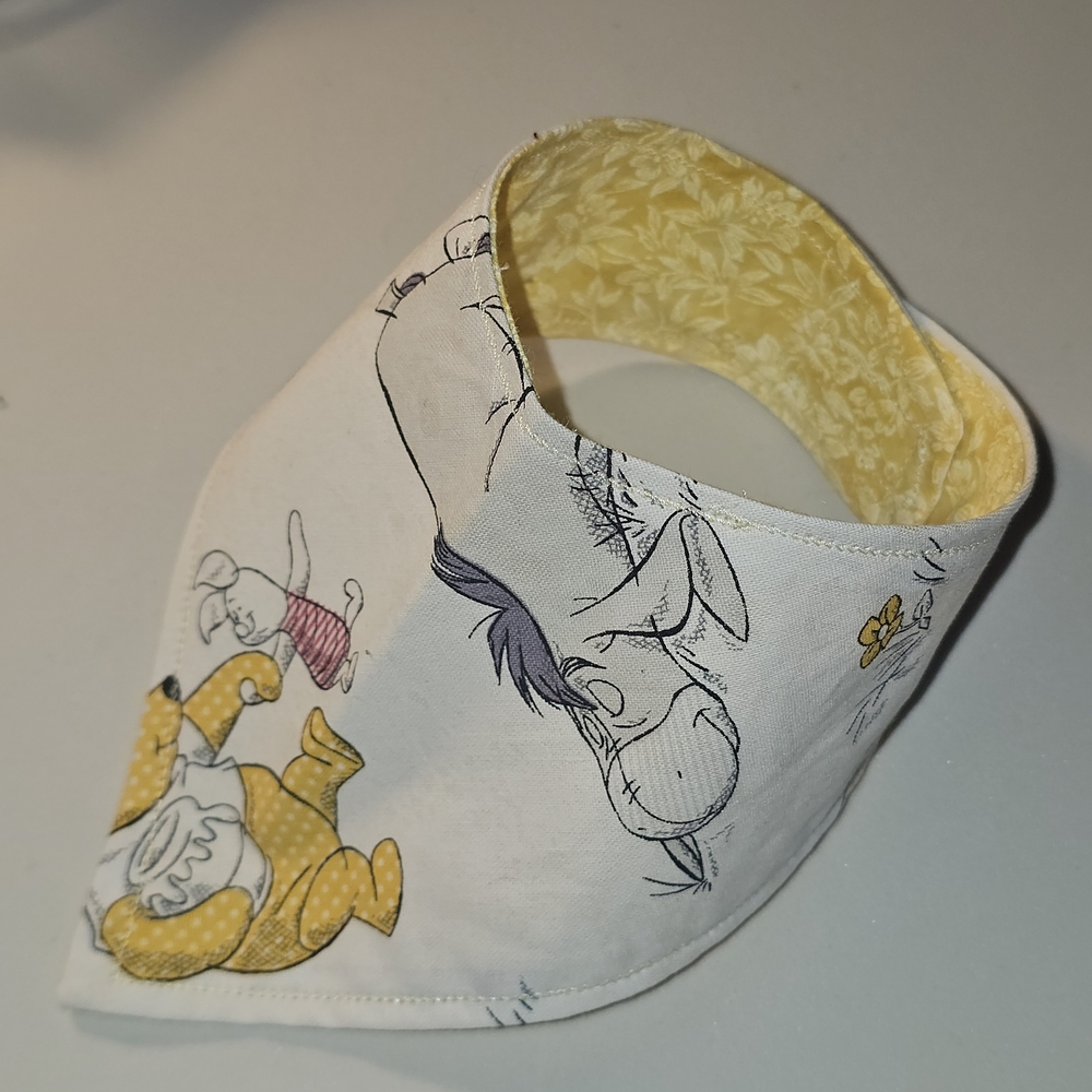 Charming Cartoon Character Bib - Yellow and White
